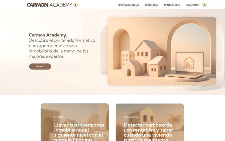 Screenshot of carmonacademy.com