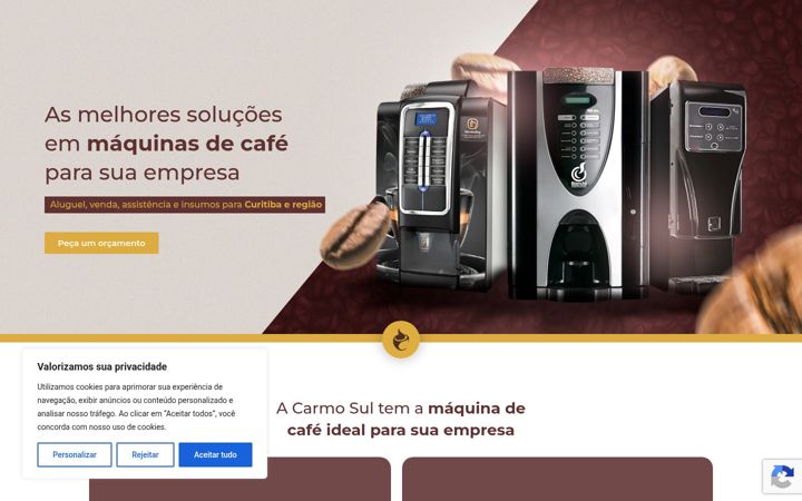 Snímek obrazovky carmosul.com.br
