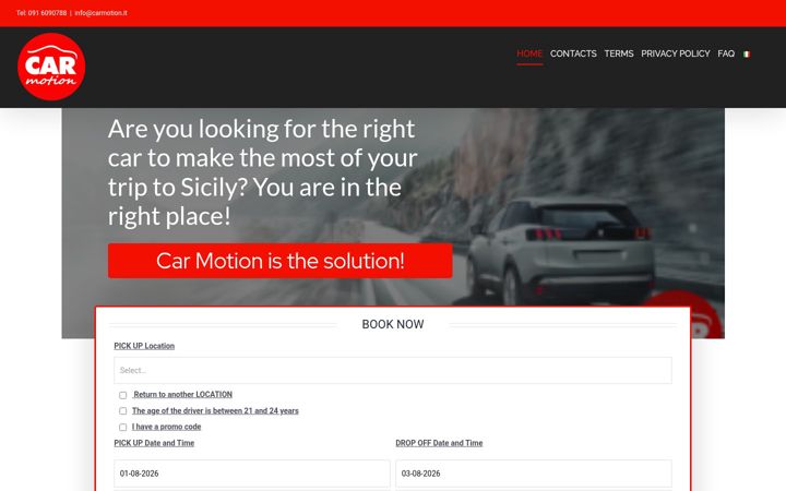 Screenshot of carmotion.it