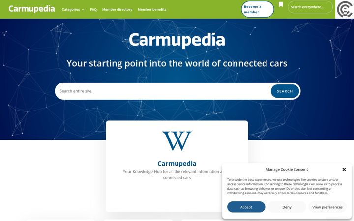 Skjermbilde av carmupedia.eu
