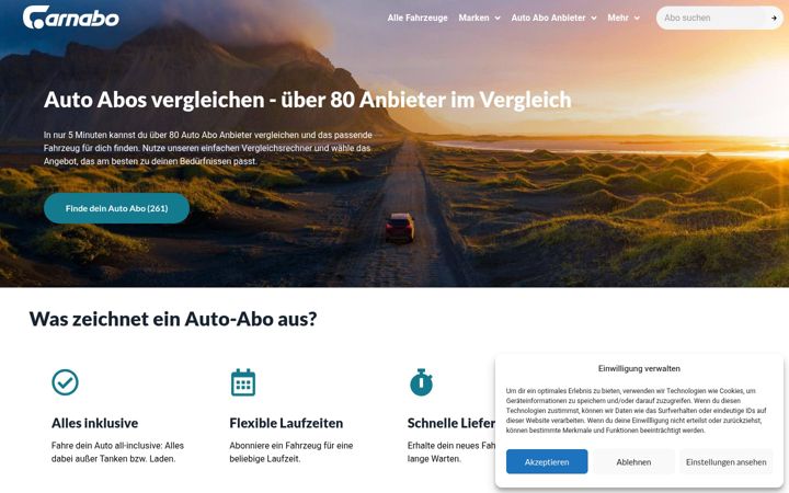 Screenshot of carnabo.de