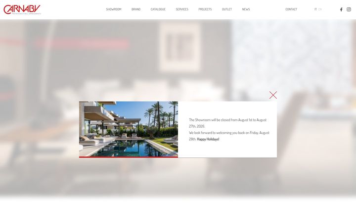 Screenshot of carnabydesign.it