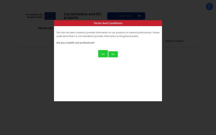 Screenshot του carnamedica.com