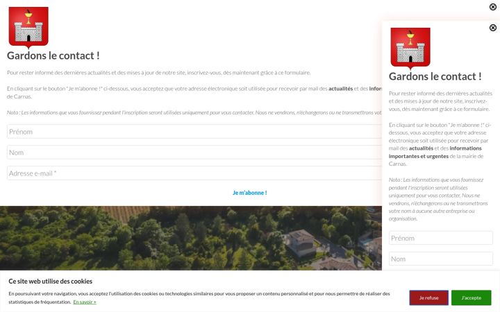 Screenshot of carnas.fr