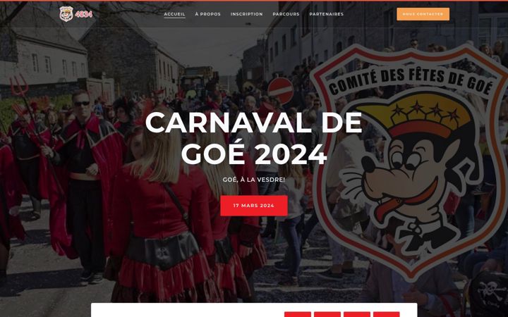 Screenshot of carnaval-goe.be