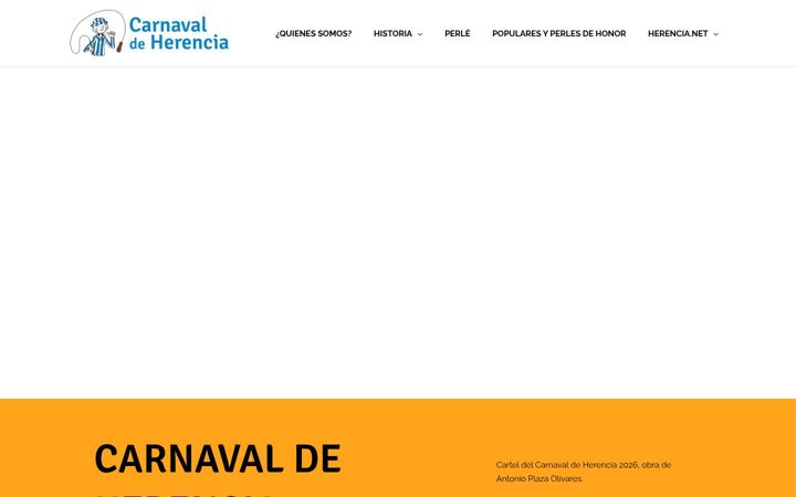 Screenshot of carnavaldeherencia.es