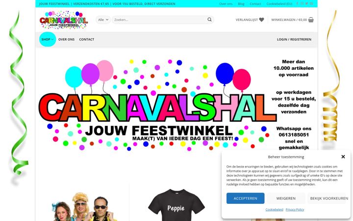 Screenshot of carnavalshal.com