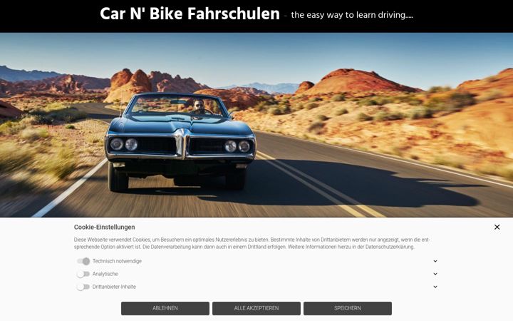 Screenshot of carnbike.de