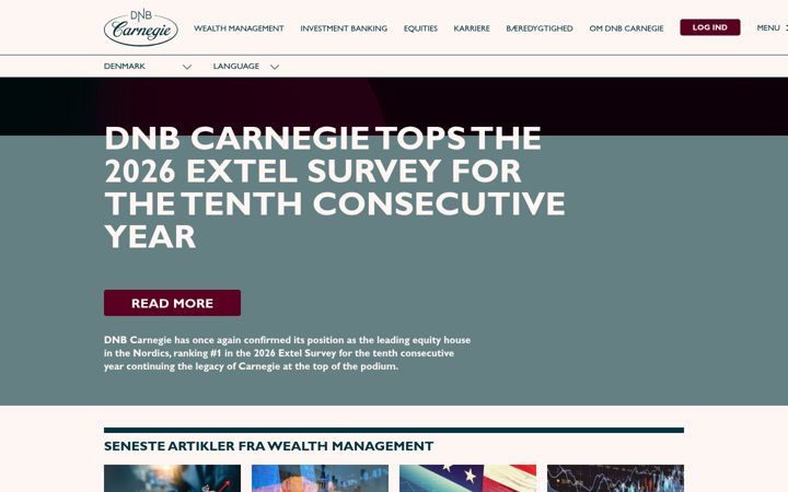 Screenshot of carnegie.dk