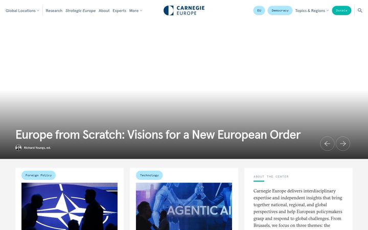 Screenshot of carnegieeurope.eu