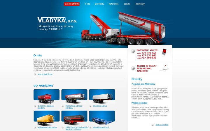 Screenshot of carnehl-vladyka.cz