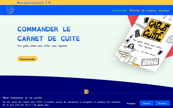 Screenshot του carnetdecuite.fr