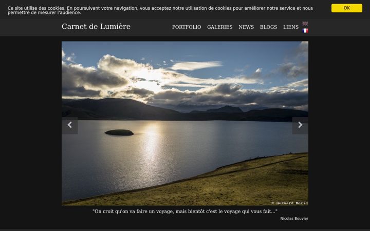 Screenshot of carnetdelumiere.com