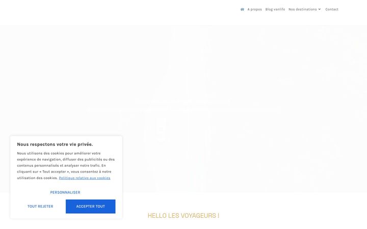 Screenshot του carnetdevan.fr