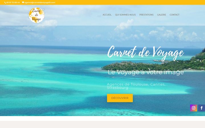 Screenshot of carnetdevoyage31.com