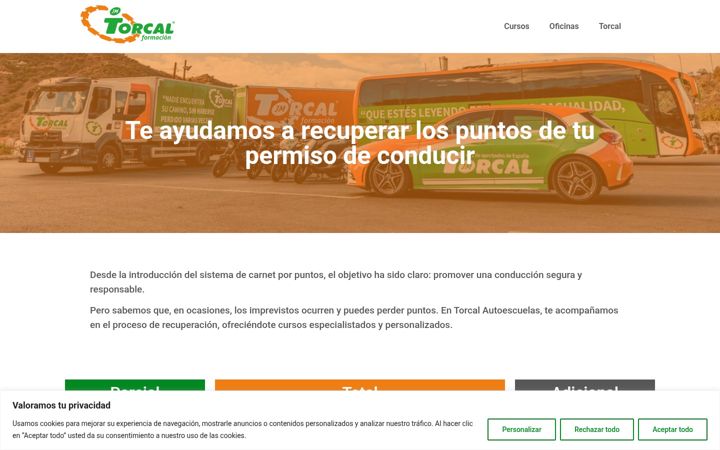 Screenshot of carnetporpuntostorcal.es