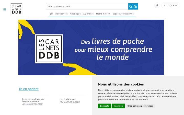 Screenshot of carnetsddb.fr