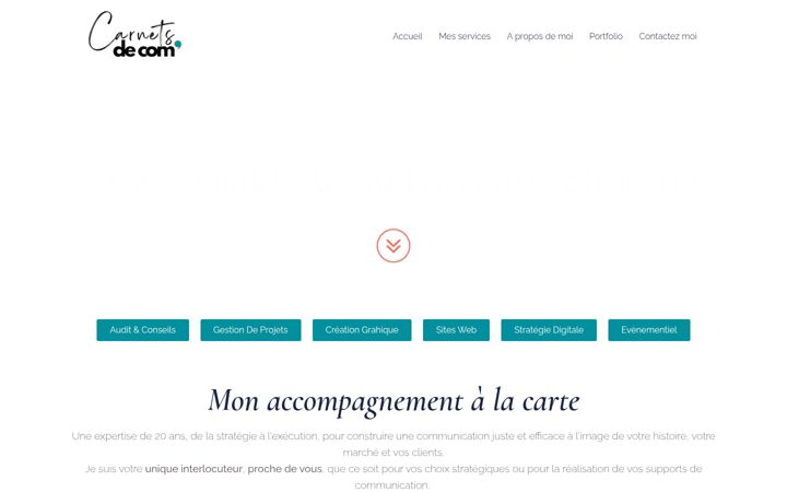 Screenshot of carnetsdecom.fr