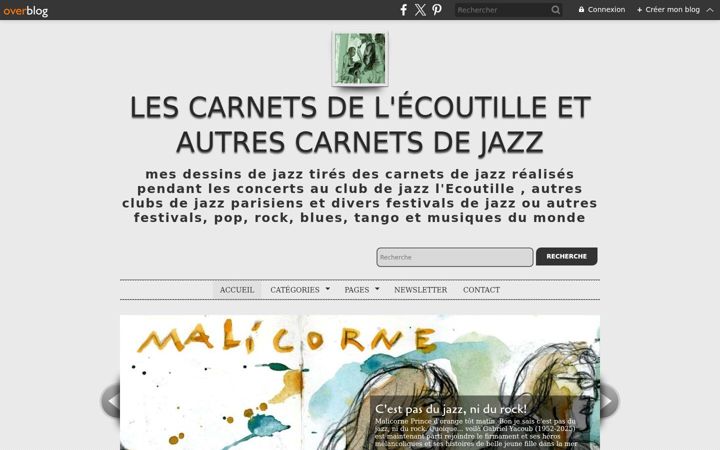 Screenshot of carnetsdejazz.fr
