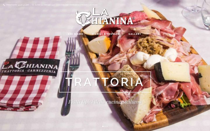 Screenshot of carnezzerialachianina.it