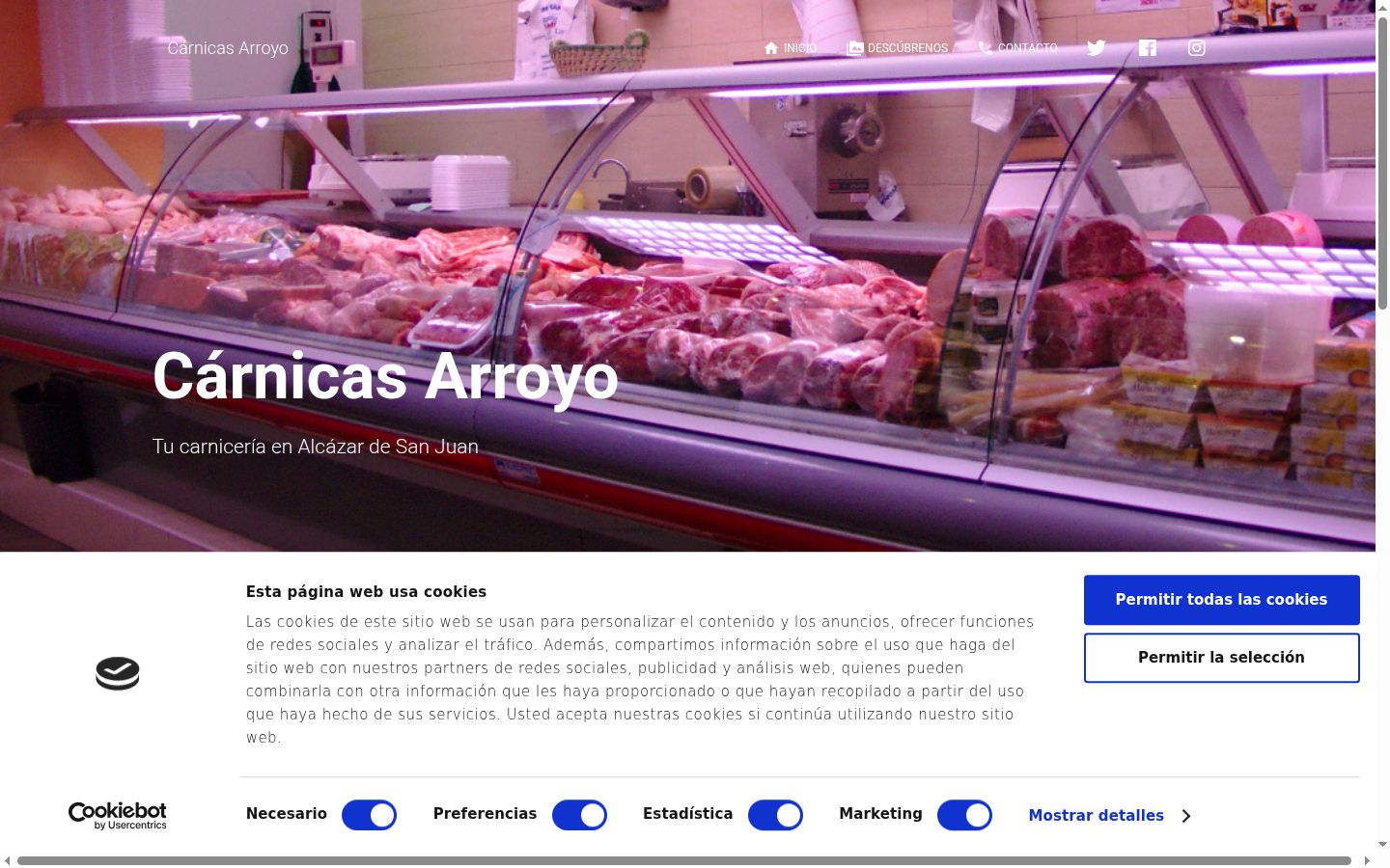 Sutikimo reklamjuostės, rodytos prieš bet kokią sąveiką, ekrano kopija
