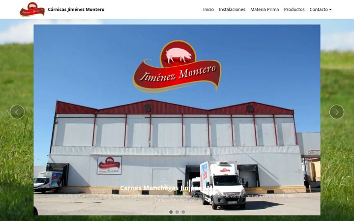 Screenshot of carnicasjimenezmontero.com