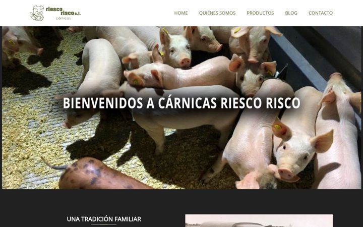 Screenshot of carnicasmartinriesco.com
