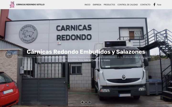 Screenshot of carnicasredondo.es