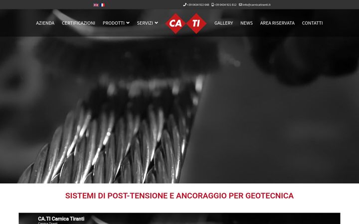 Screenshot of carnicatiranti.it