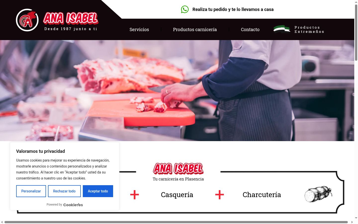 Sutikimo reklamjuostės, rodytos prieš bet kokią sąveiką, ekrano kopija