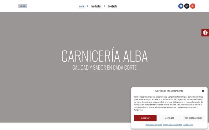 Screenshot of carniceriamadera.com