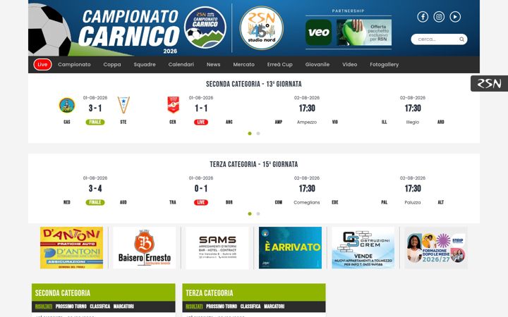 Screenshot of carnico.it