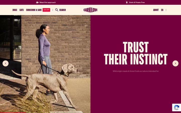 Screenshot of carnilove.com