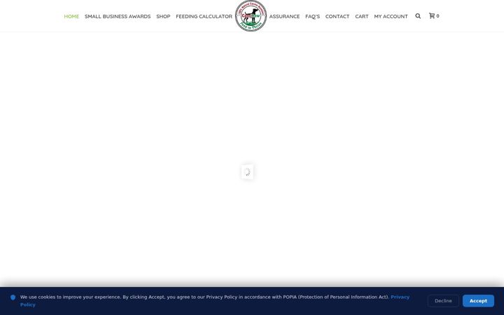 Zrzut ekranu carniraw.co.za