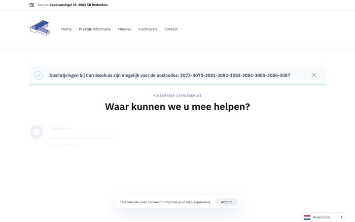Snimka zaslona za carnissehuis.nl