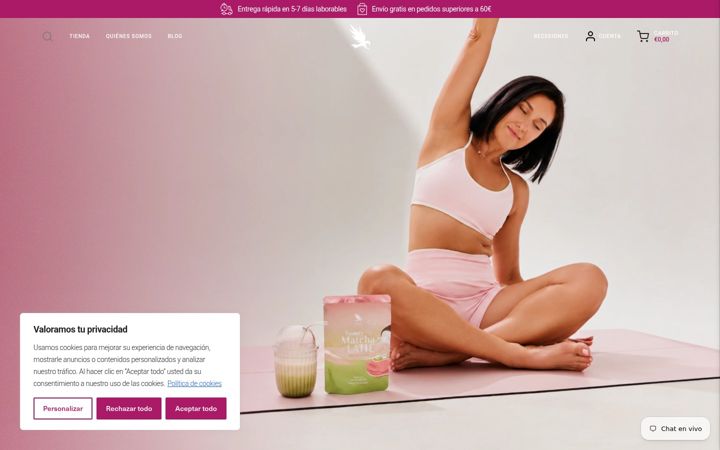 Screenshot of carniumbotanicals.es