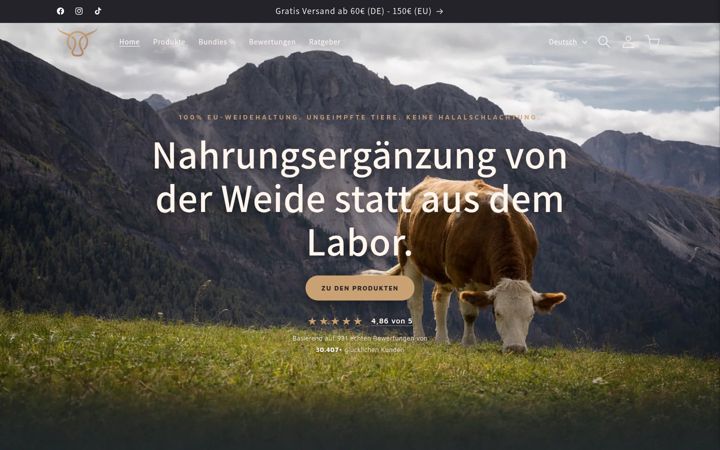 Screenshot of carnivoro.eu