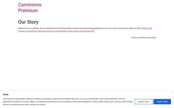 Screenshot of carnivorospremium.com.br