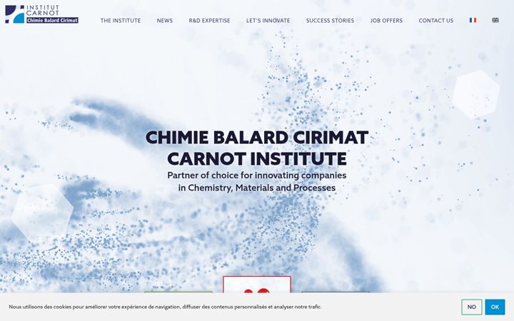 Screenshot του carnot-chimie-balard-cirimat.fr