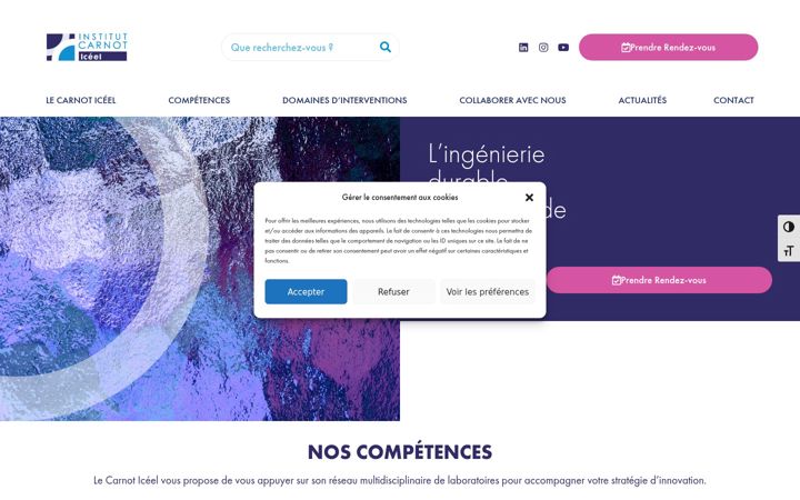 Screenshot of carnot-iceel.fr
