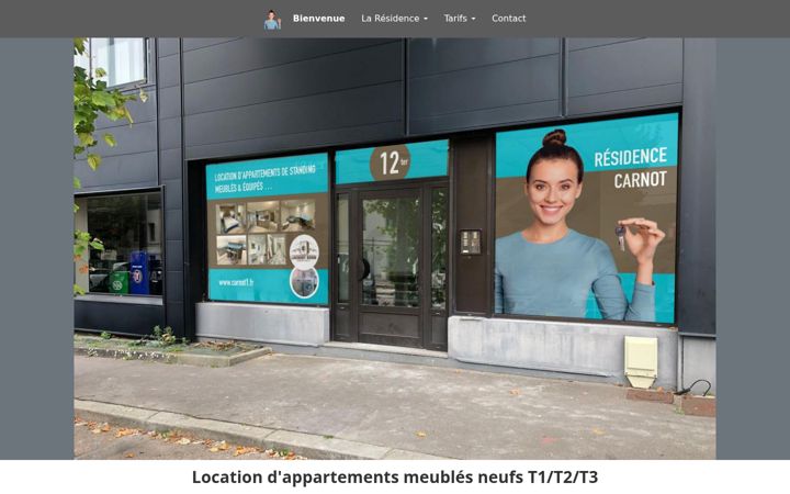 Screenshot of carnot-location.fr