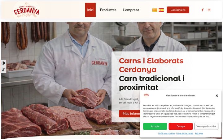 Screenshot of carnsielaboratscerdanya.com