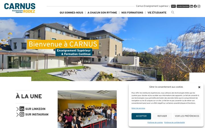 Screenshot of carnus.fr