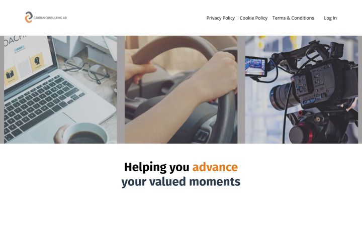 Screenshot of caroanconsulting.com