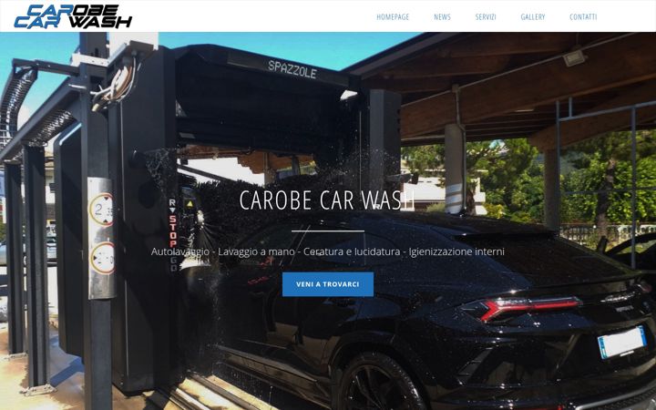 Screenshot di carobecarwash.it