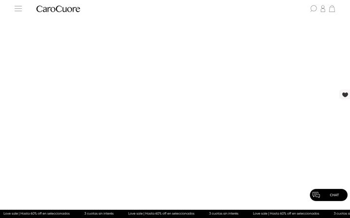 Screenshot of carocuore.com