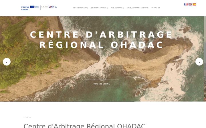 Screenshot of carohadac.org