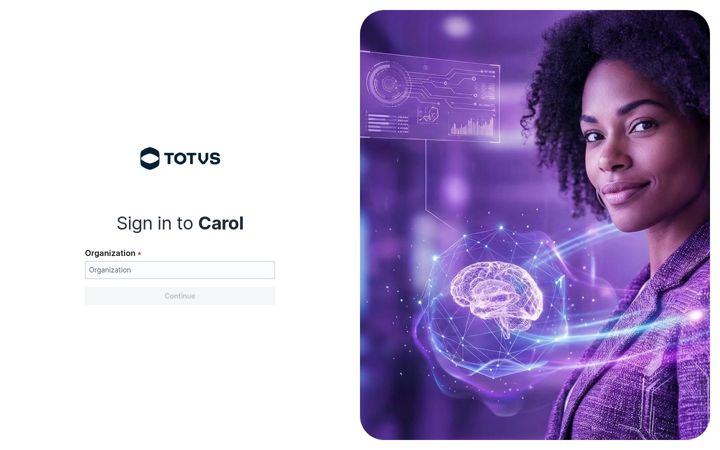 Screenshot of carol.ai