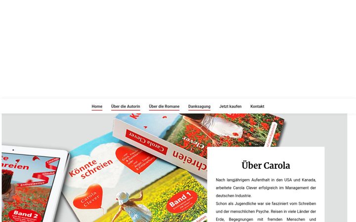Capture d'écran de carola-clever.de