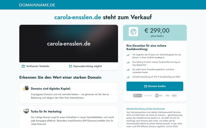 Screenshot of carola-ensslen.de